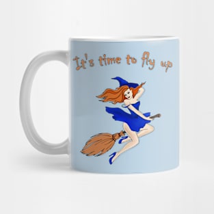 Witch. Halloween. Magic. A daring free woman. Beautiful witch. Mug